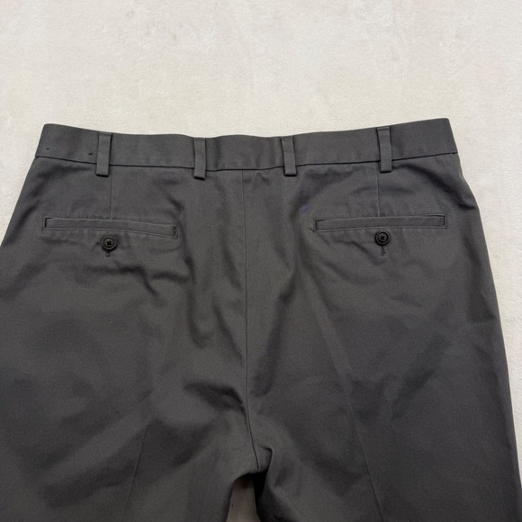 Brooks Brothers Advantage Chino Clark Pants Mens 38x30 Gray Casual Dress - Picture 8 of 9